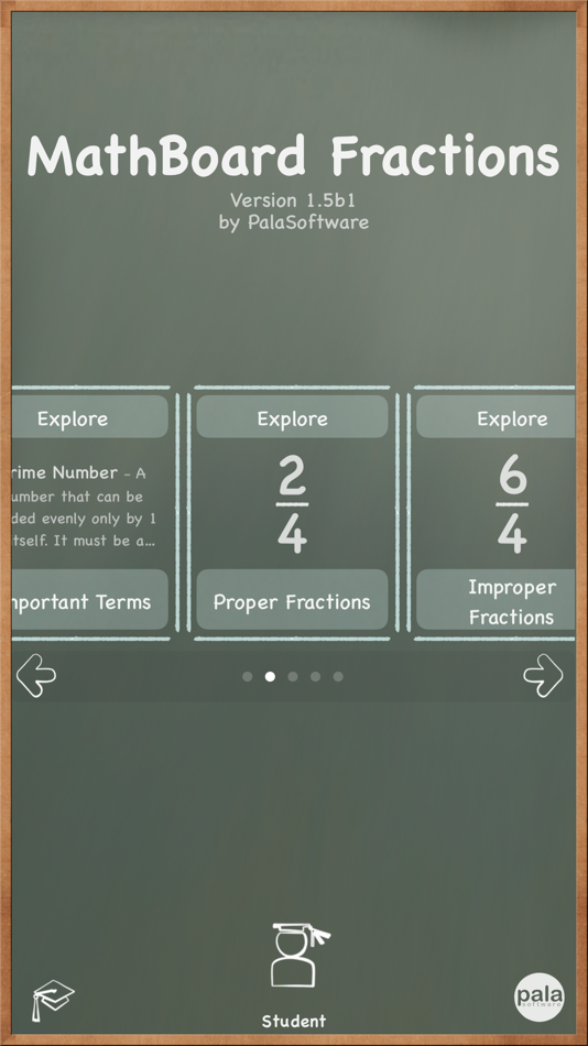 #1. MathBoard Fractions (iOS) Podle: PalaSoftware Inc.