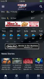 knoe weather iphone screenshot 2