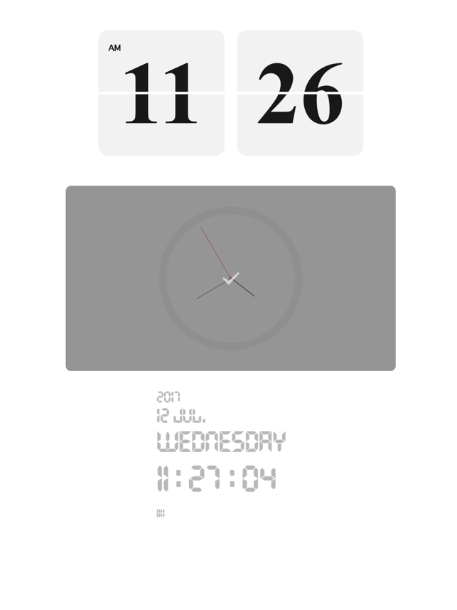 ‎OneClock - A Simple Flip Clock Screenshot