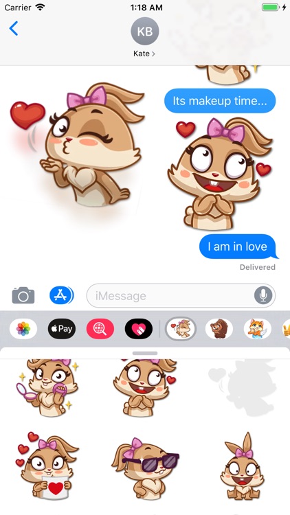 Banny Love Sticker Pack screenshot-2