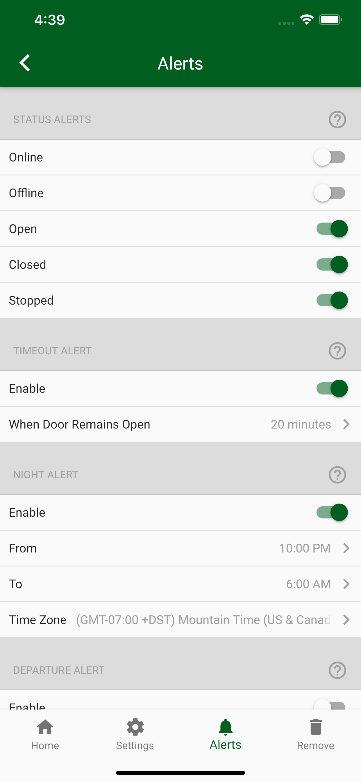 Garadget screenshot 3
