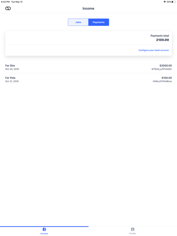 Escro iPad screenshot 3 - Business app