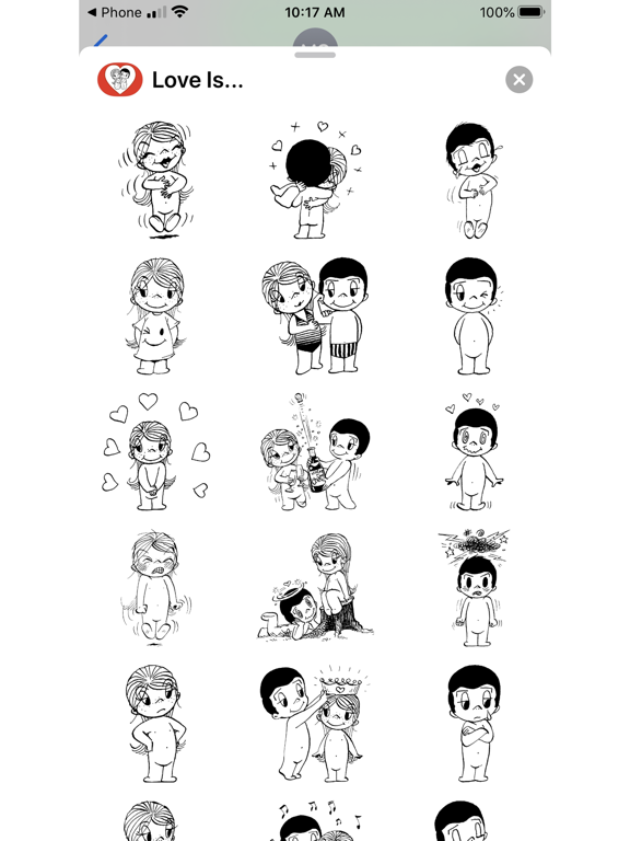Screenshot #6 pour Love Is... Stickers