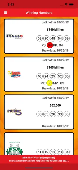 Game screenshot Nebraska Lottery mod apk