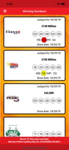 Nebraska Lottery screenshot #1 for iPhone