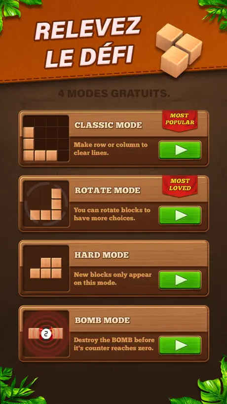 Fill Wooden Block Puzzle 8x8