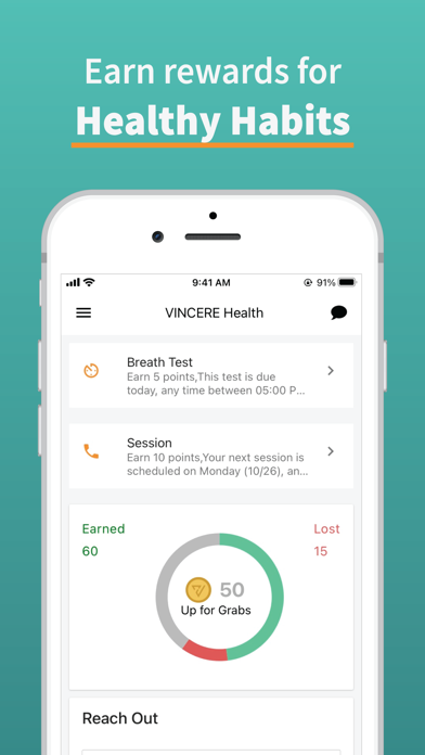 Vincere Health Screenshot