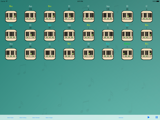 Screenshot #5 pour Chord Progressions Pro