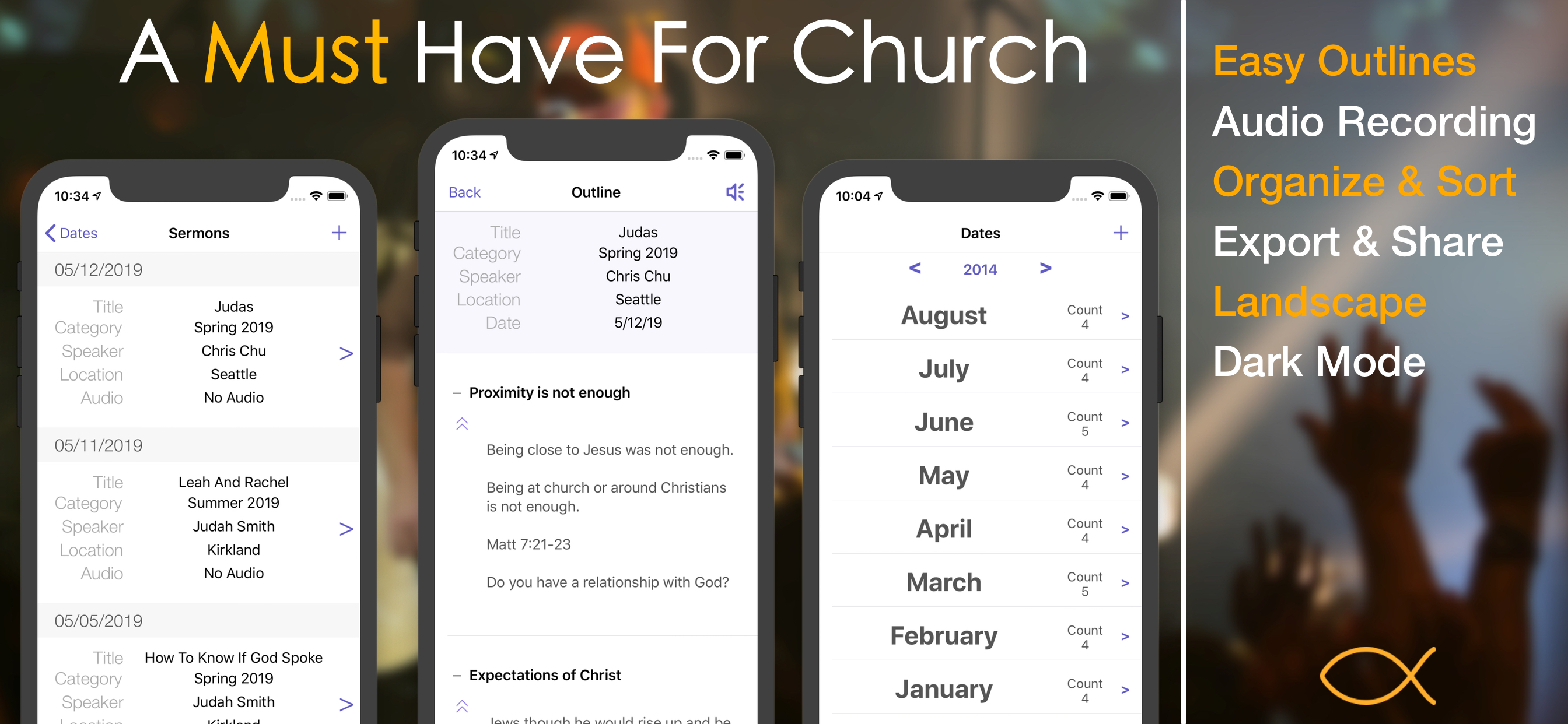 Sermon Notes PRO - Learn Apply