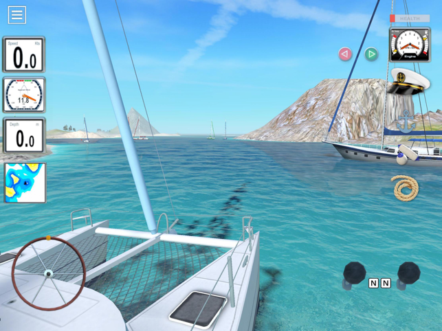 ボートをドッキングする 3D スクリーンショット