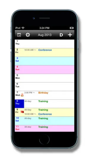 Vertical Calendar. screenshot 4