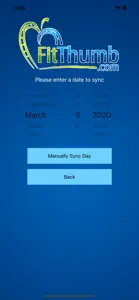 FitThumb Sync screenshot #4 for iPhone