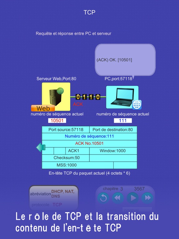 Screenshot #4 pour Animation TCP / IP