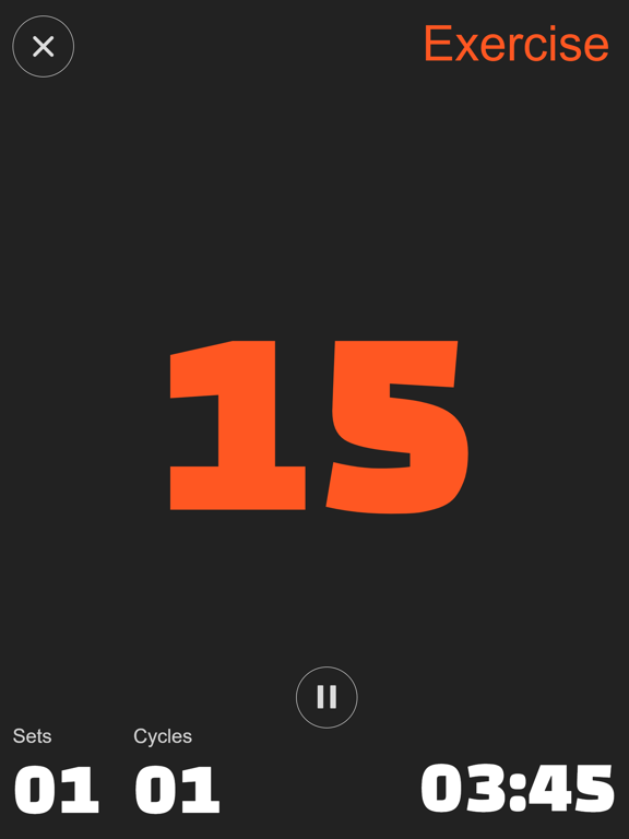 Screenshot #4 pour HIIT - minuterie d'intervalle