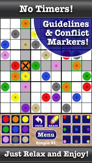 Screenshot #2 pour Color Sudoku Puzzles!