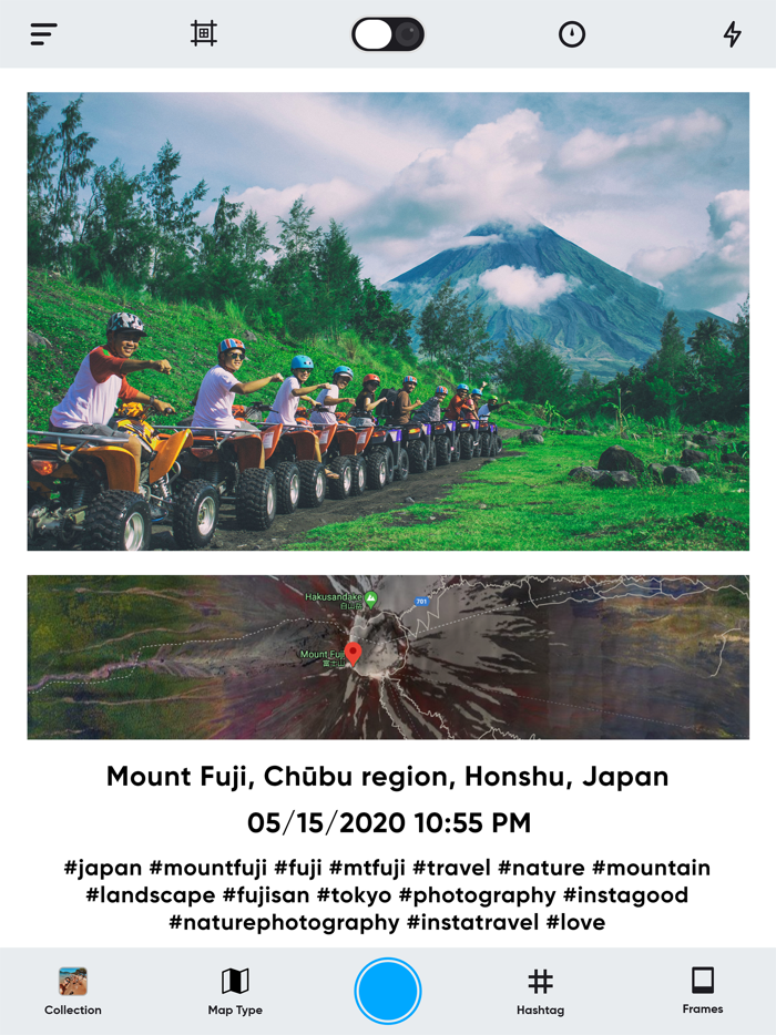 Polocam Geotagging and timestamp