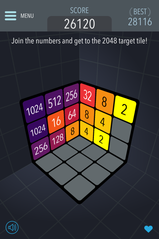 2048 3D - Brain Training Game screenshot 3