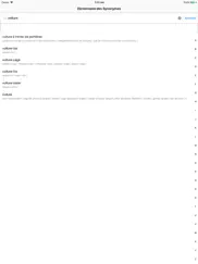 dictionnaire des synonymes iPad Captures Décran 2