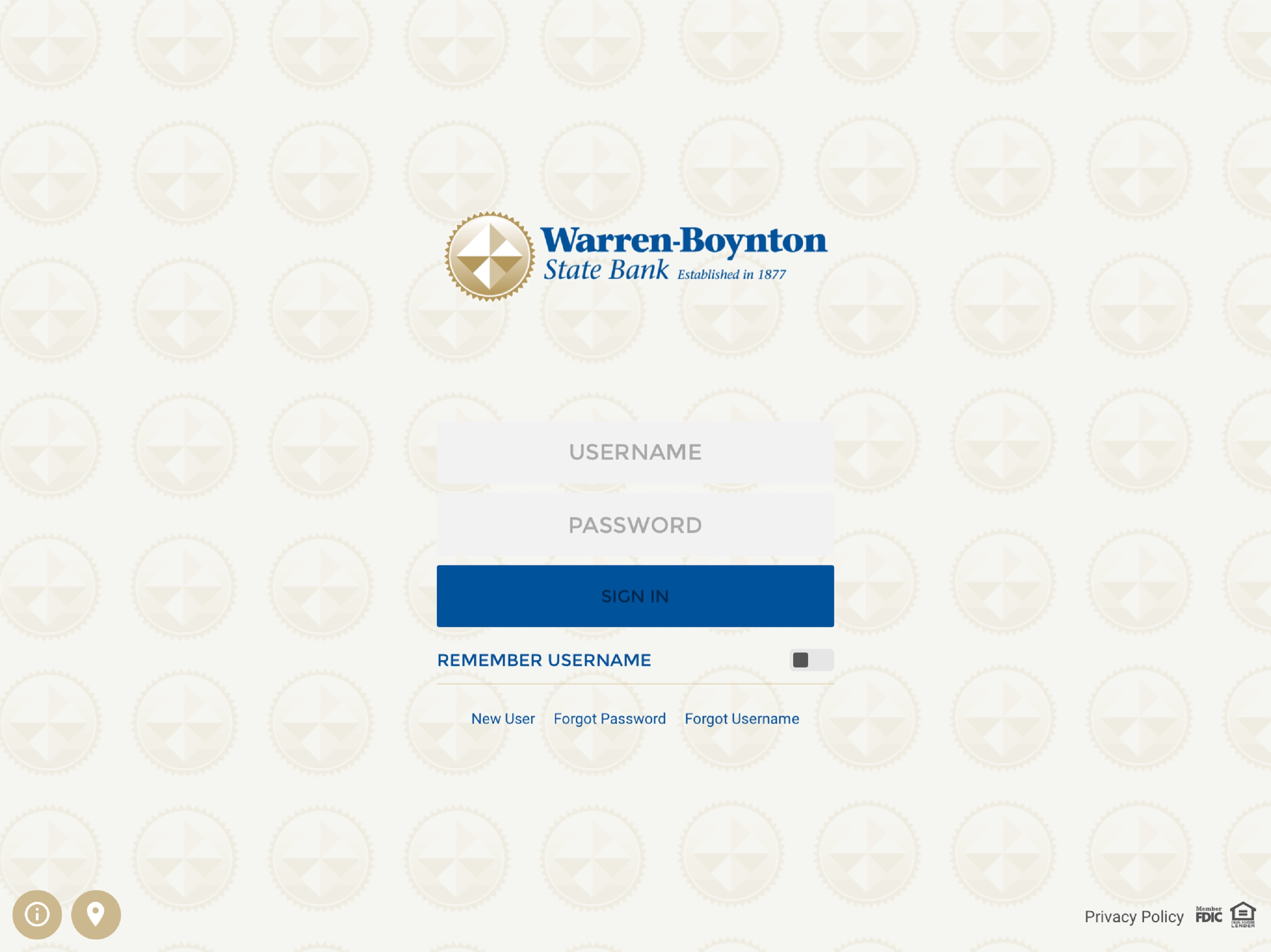 Warren-Boynton State Bank App