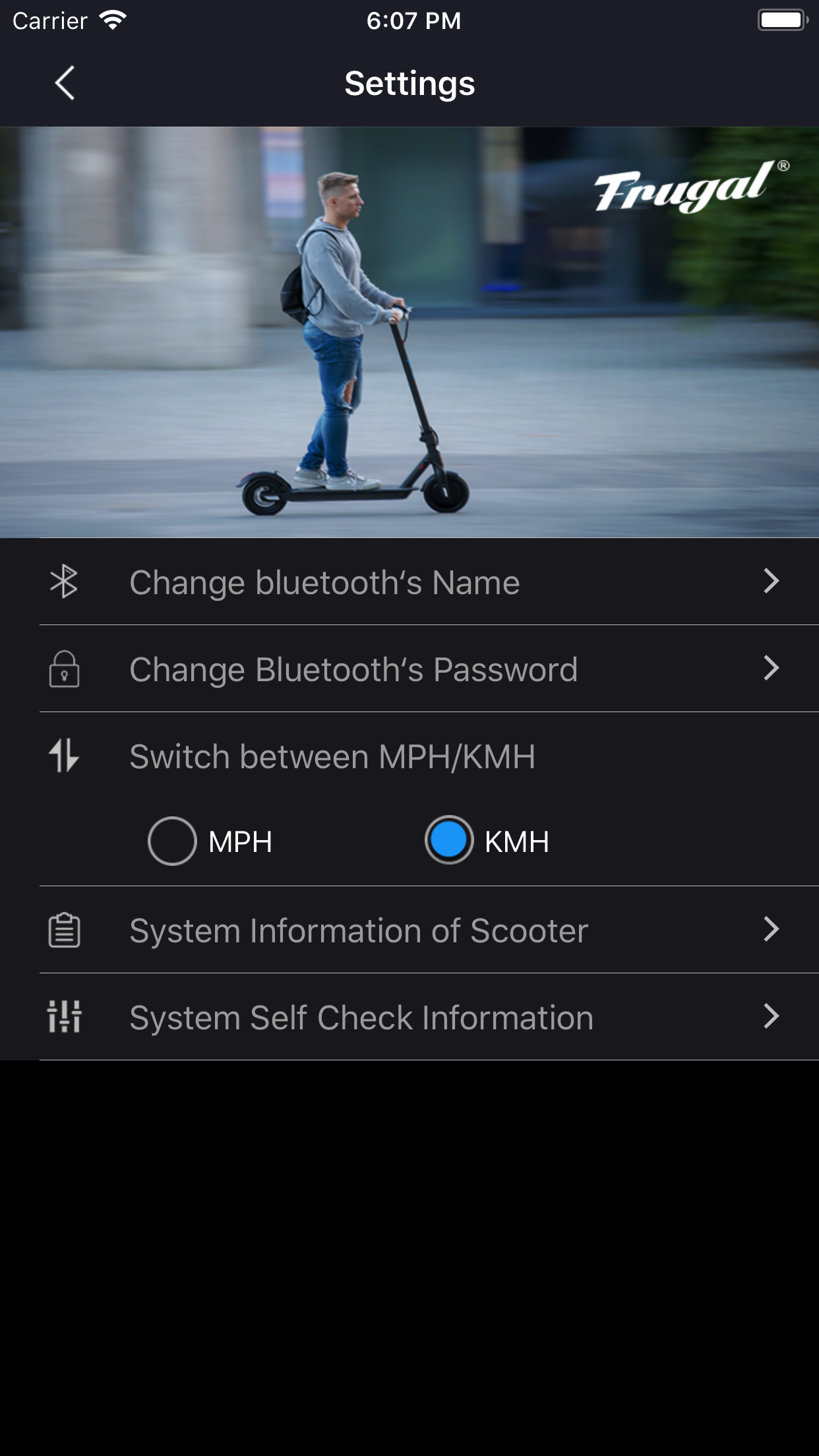 Frugal e-scooters