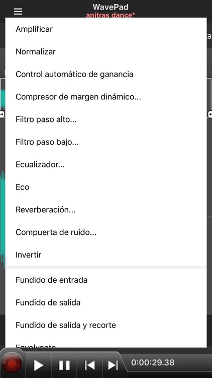 WavePad, editor de audio screenshot-6