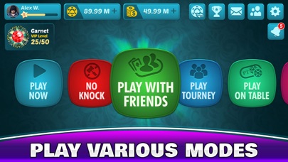 Tonk Online - Rummy Card Game! Screenshot