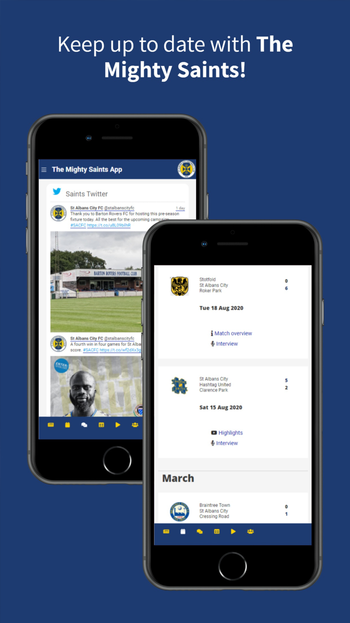 St Albans City FC App