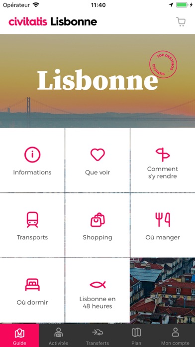 Screenshot #2 pour Guide de Lisbonne Civitatis