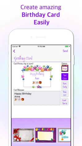 Game screenshot BirthDays & Greeting Cards apk