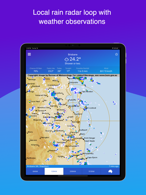 AUS Rain Radar - Bom radarのおすすめ画像1