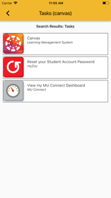 MizzouOne screenshot