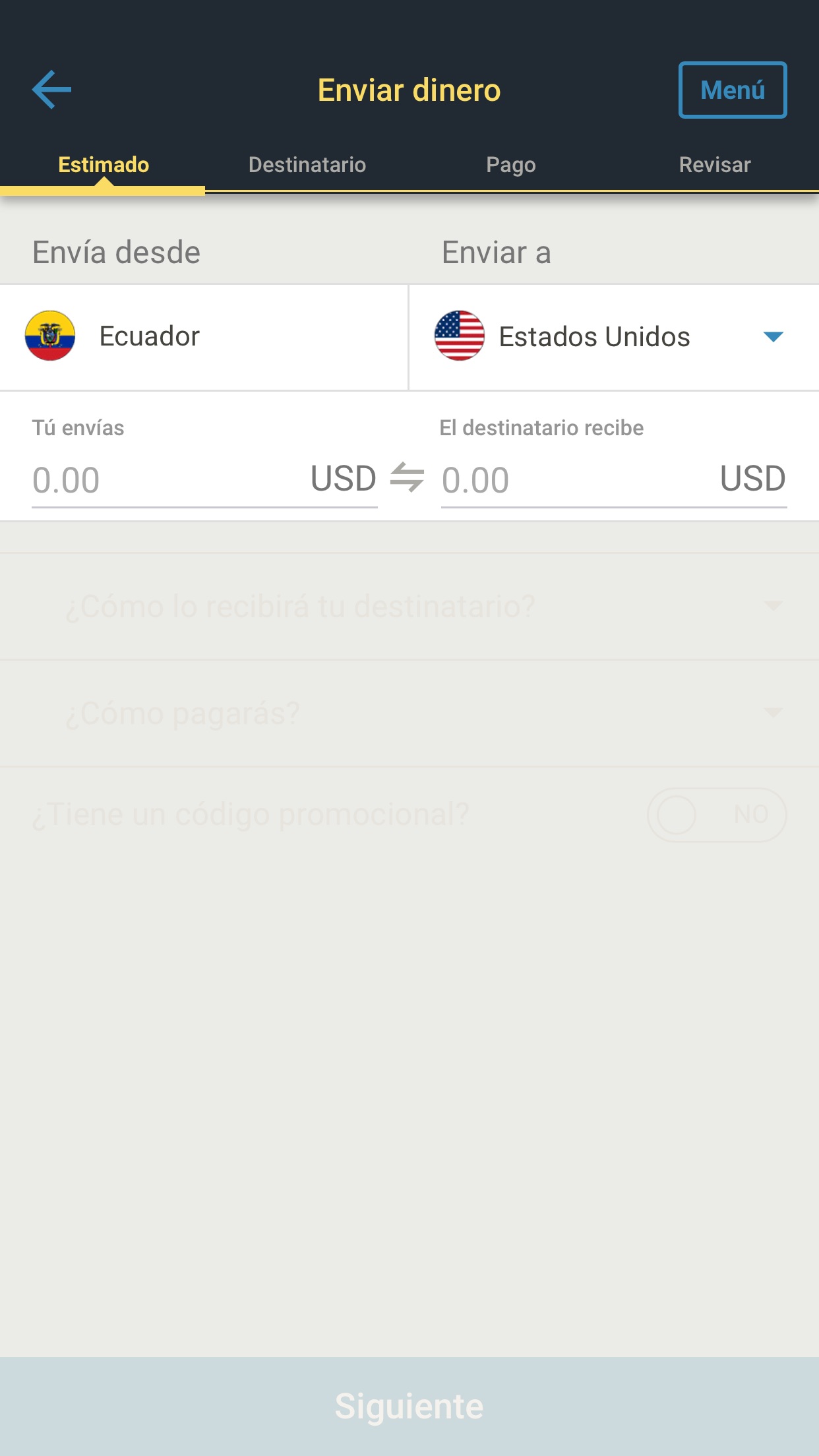 Screenshot 2 of Western Union Envío de fondos