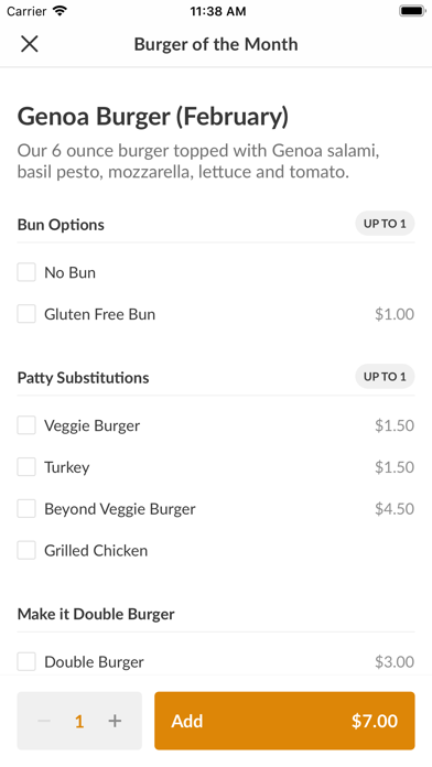 Midtown Grill iPhone screenshot 4 - Food & Drink app