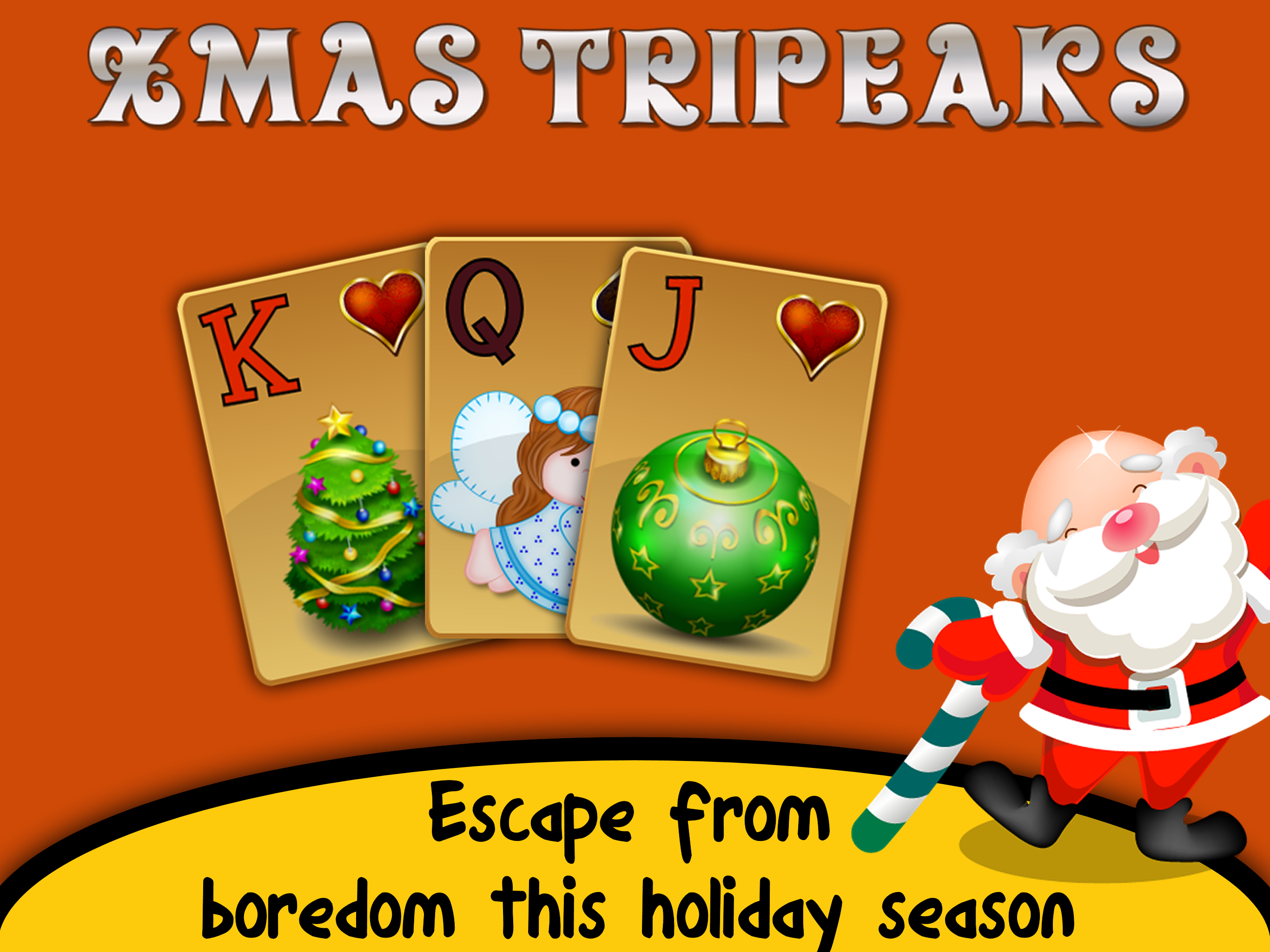 Xmas TriPeaks Card Solitaire screenshot 12