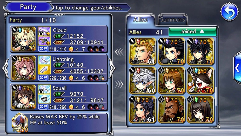 Dissidia Final Fantasy Oo App For Iphone Free Download Dissidia Final Fantasy Oo For Ipad Iphone At Apppure