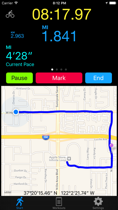 Screenshot #1 pour Outdoor Run++