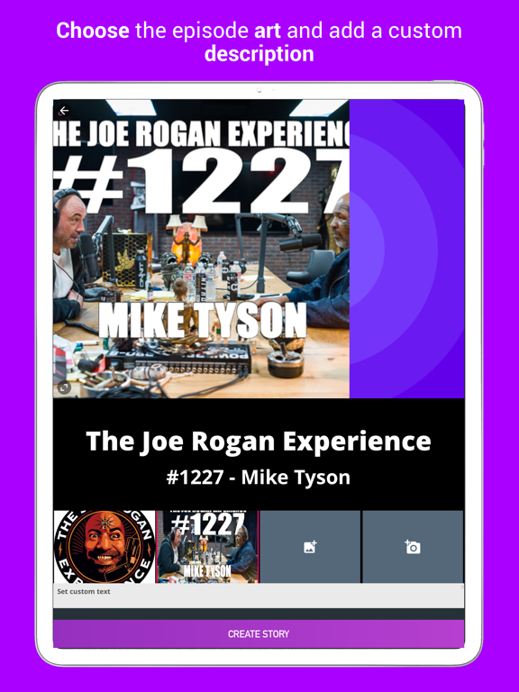 Podcast Video Maker 4Instagram iPad screenshot 10 - Social Networking app