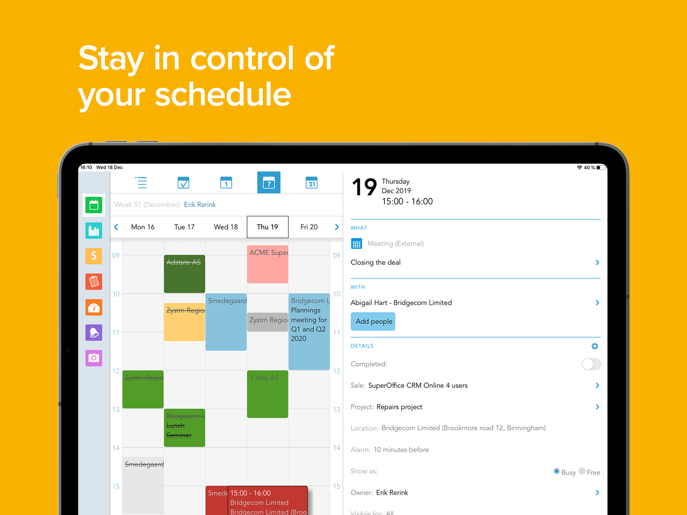 SuperOffice Pocket CRM