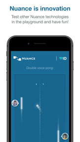 Nuance VoiceID screenshot