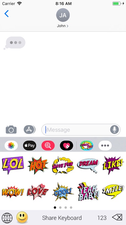 SlangMOJI - Comic Text Emojis screenshot-4
