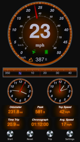 GPS Speedometer and Altimeter screenshot