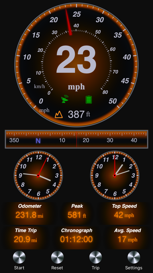 #6. GPS Speedometer and Altimeter (iOS) 게시자: 晓溪 张