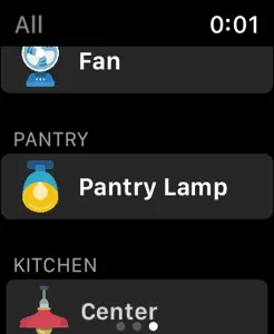 WristControl for HomeKit screenshot #5 for Apple Watch