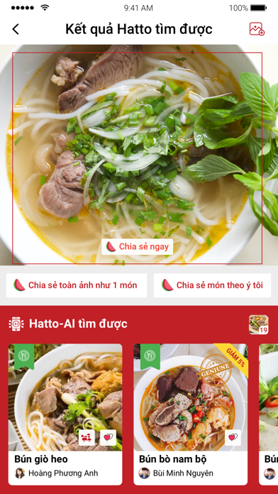 Hatto - Mạng xã hội ẩm thực screenshot 3