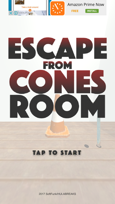 Escape from Cones Room Screenshot