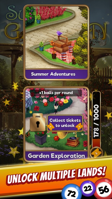 Bingo game Quest Summer Garden Screenshot