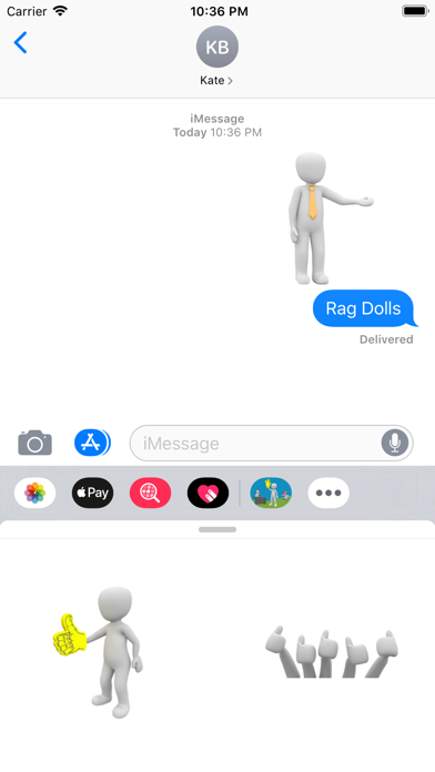 Rag Dolls Stickers Screenshot