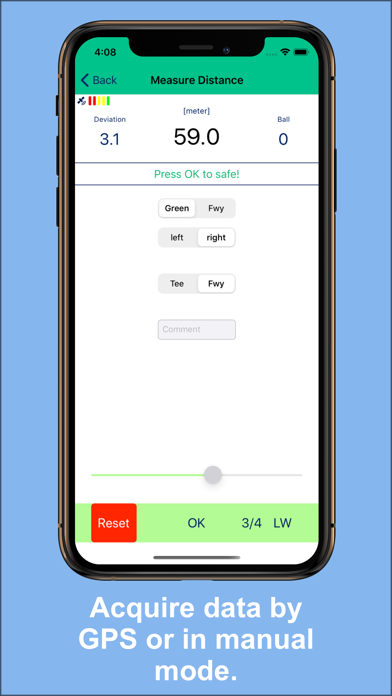 Golfer's Distance Screenshot