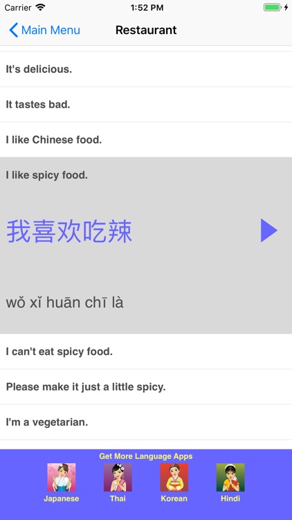 Speak Chinese Travel Phrases screenshot-3
