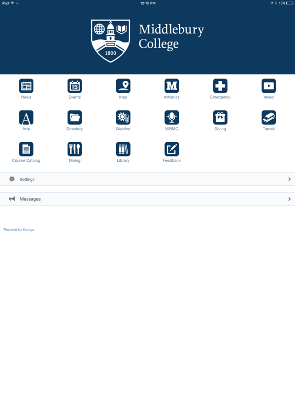 Middlebury College Mobile